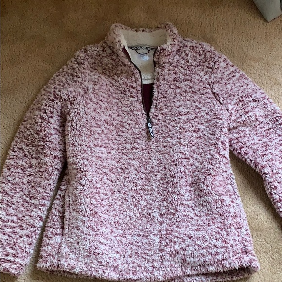 walmart fuzzy quarter zip